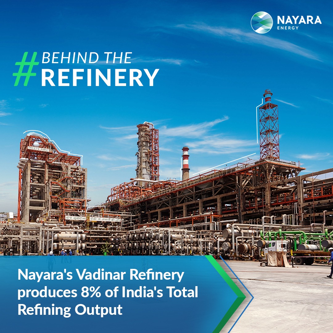 NayaraEnergy's tweet photo. Quality is a benchmark that is achieved with  innovation,  teamwork and experience.  Nayara Energy shares with you what goes on behind the refinery and what ensures the delivery of quality fuel to our valuable customers. #NayaraEnergy #BehindTheRefinery https://t.co/YuxsHJxxWD