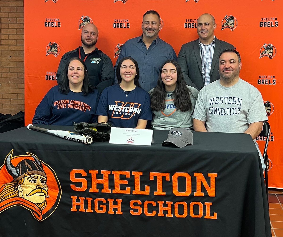 24Resto's tweet photo. So today my baby signed her letter of intent to play softball for @WestConnSB . Would like to give a BIG thanks to all the coaches and family that has helped her get to this point. Can’t wait to see what the future has for her!  @Frank_Lieto @seahawksctELITE @EastonFastpitch https://t.co/lhbiCXJlr0