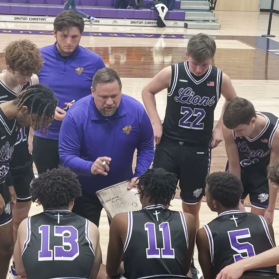 Lions Varsity boys basketball wins 48-46 on the road at DC tonight!