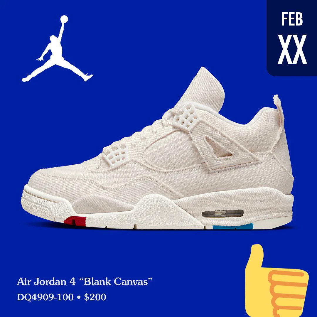 Air Jordan 4 “Blank Canvas” official look 😍. =>bit.ly/lovesneakernews