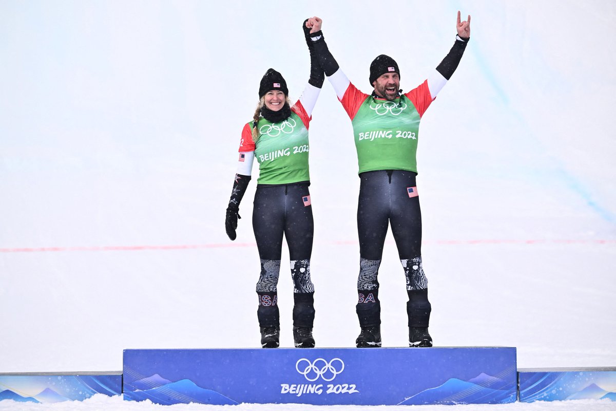 Lindsey Jacobellis is 36. Nick Baumgartner is 40.

They just won Olympic gold in the mixed team snowboard cross 🥇🥇

A reminder that it's never too late to chase your dreams ✨