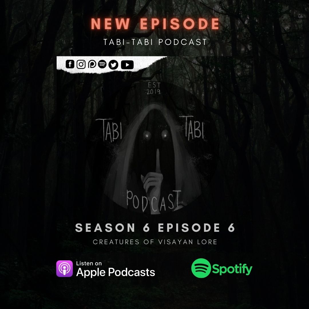 tabitabipod's tweet photo. 🚨🚨NEW EPISODE ALERT!!🚨🚨

To end season 6, here are 10 Visayan creatures that you may not have heard of. Please enjoy!

LINK: https://t.co/9y19dLvLlT

#tabitabipodcast #mambabarang #philippinecreature #philippinemythology #podcastph https://t.co/Z5WmU9TBtm