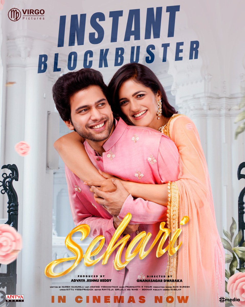 rameshlaus's tweet photo. LOVE is Unparalleled and Unpredictable ๐
So, let's all #SEHARI in Theatres with our families ๐ฟ
#InstantBlockbuster
Book Your Tickets!
๐๏ธ https://t.co/qemahfnMZw
@HarshKanumilli @SimranCOfficial @gnanasagardwara @prashanthvihari #AdvayaJishnuReddy @PicturesVirgo @adityamusic https://t.co/fHwV8acEh5