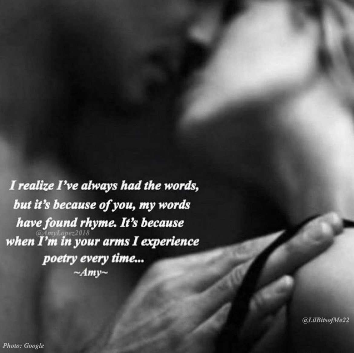 I've always had the words, you just helped me find the rhyme...~Amy~ #poetry #poem #Romance #romanceauthors #LoveStory #author