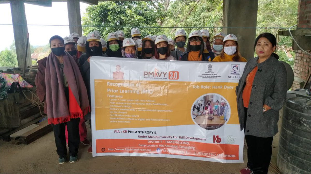 GrowPvt's tweet photo. Textile SSC Assessment conducted under Handloom Sector in Manipur , for the job Role : Hank Dyer By Growwell on 3-2-22 @TextileSSC @NCVETIndia @MSDESkillIndia https://t.co/1jGNymeh8B