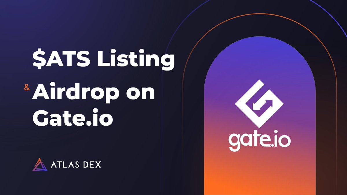 🎉 #ATS is listing on <a href="/Gate_io/">Gate.io</a> as a part of the Gate.io Startup Free #Airdrop Program! 

⏱ Starts: 15th-16th February (7AM UTC)
⏱ Trading Begins: 16th February (10AM UTC)

Don't miss out! Find out more here 👇gate.io/article/25143