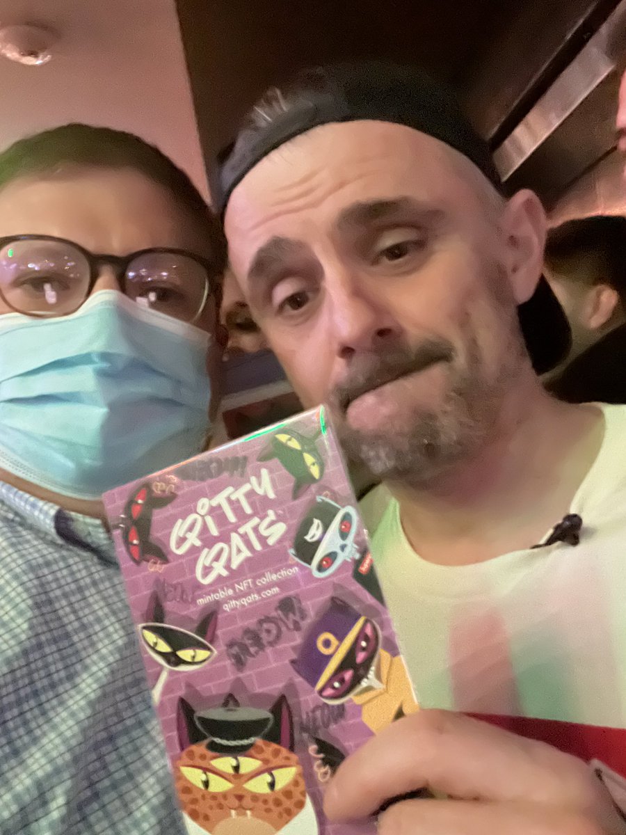 It was great meeting <a href="/garyvee/">Gary Vaynerchuk</a> and introducing him to the world of <a href="/QittyQatsNFT/">QittyQatsᵍᵐ</a>