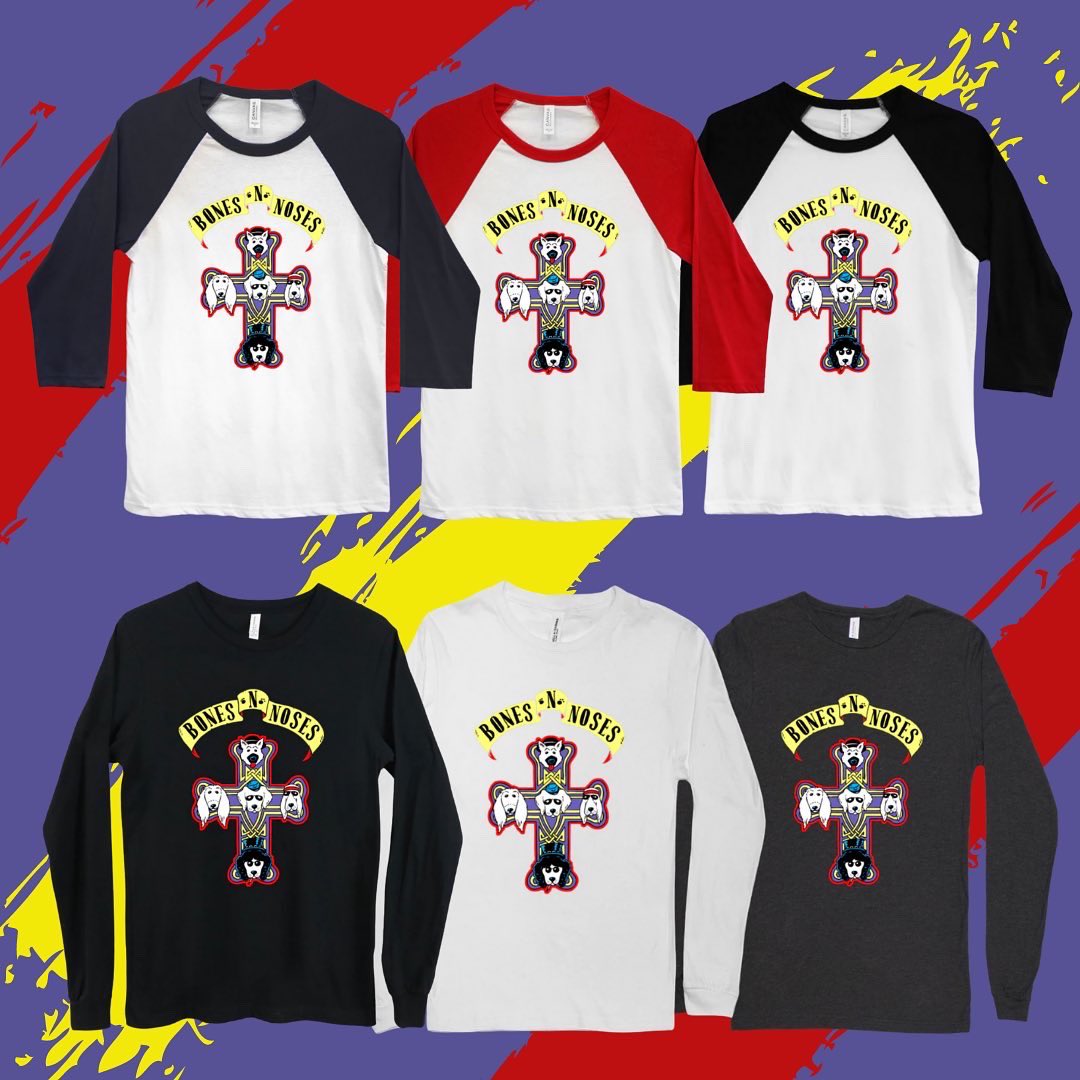 Our long sleeve graphic t-shirts are as close to rockin’ roll 🎸 perfection as can be! 

muttmerch.com/products/bones…

#muttmerch #rockandroll #dogapperl #metal #DogsofTwittter