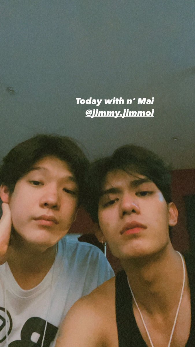 NetJamesOfcTH's tweet photo. IGS : net_siraphop update 
🪴 12.02.2022

Today with N’Mai 🖤
พี่คิงกับน้องไม้วันนี้สู้ๆนะค้าบ ✌🏻

#netsiraphop #จมอ่านว่าจอมอ https://t.co/yjFS5dxNG0