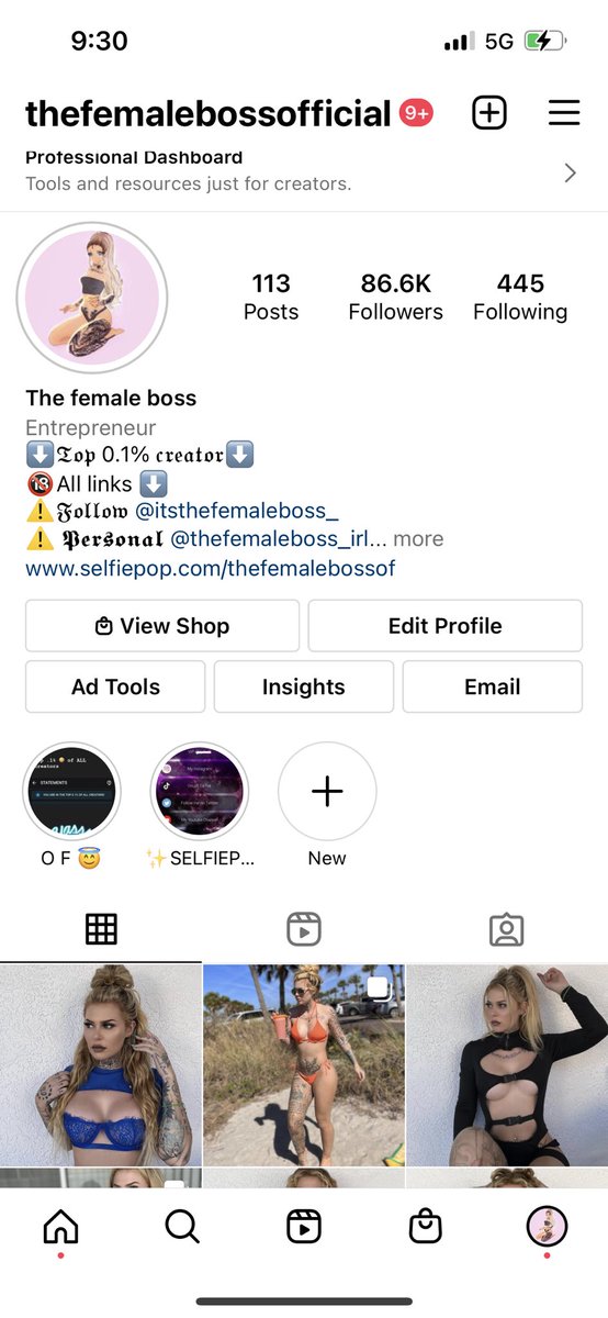 thefemalebossofficial on Twitter: "If my Instagram gets to 86.7k by