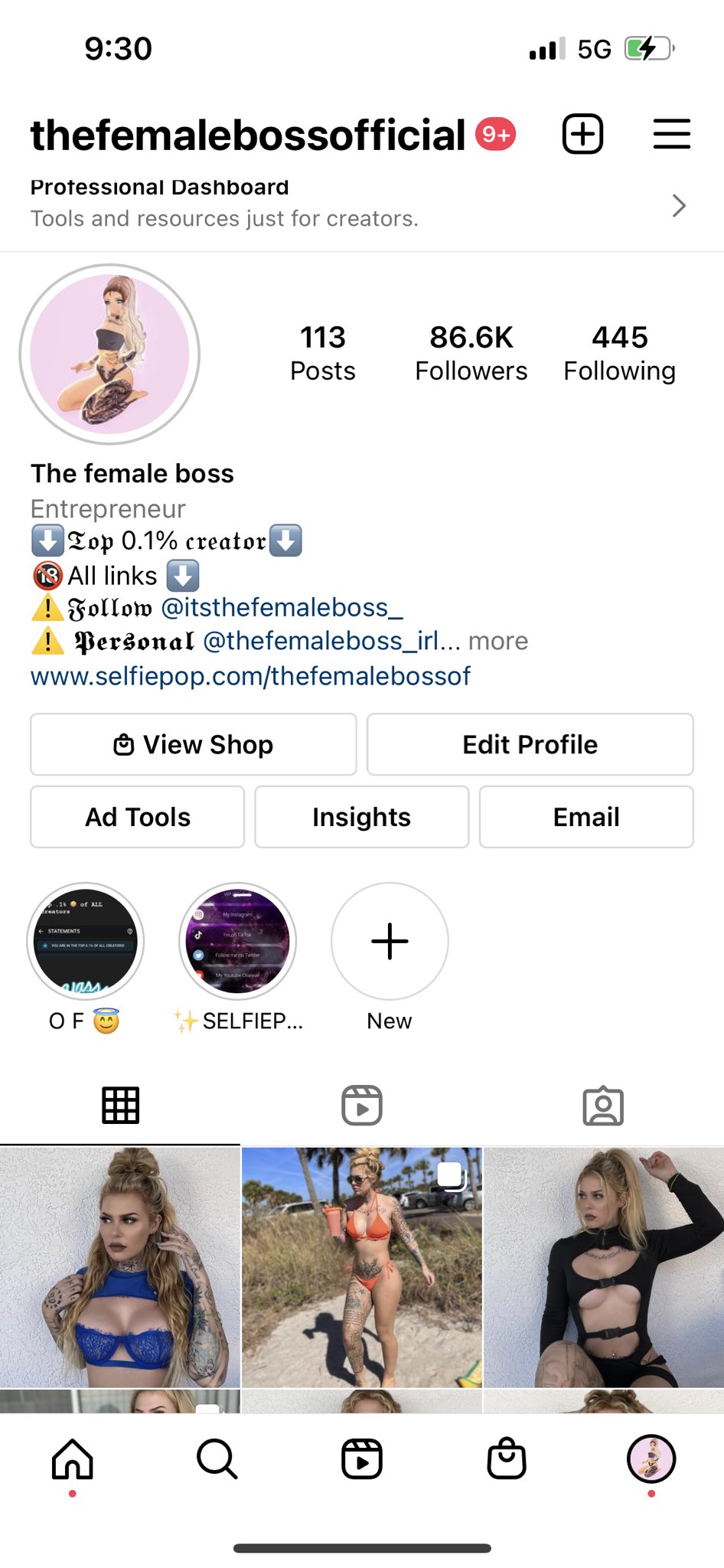 thefemalebossofficial on Twitter: "If my Instagram gets to 86.7k by