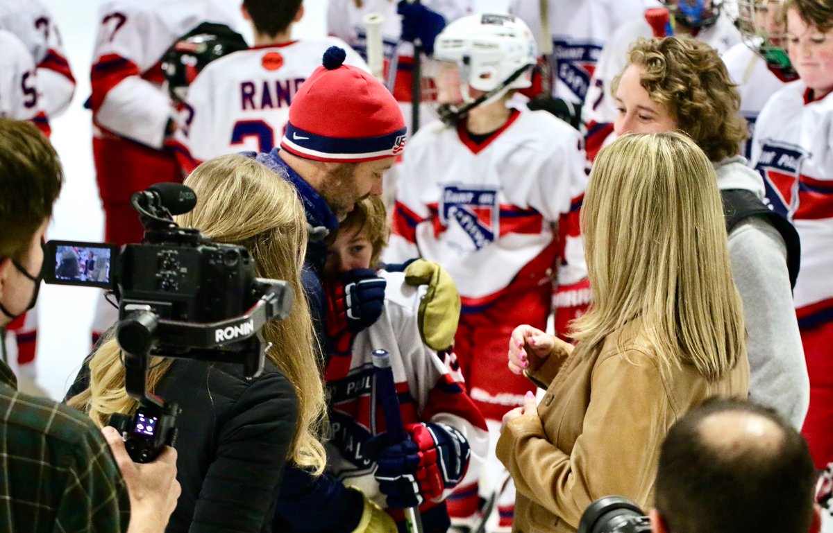 Unreal night at The Chuck for St. Paul's Owen Nei and his family.  

Draws a huge crowd, notches a goal and helps his Caps to a win over Baldwin, and St. Paul Mayor Melvin Carter decrees that Feb. 11 will now be officially recognized as Owen Nei Day. 

Full story coming tomorrow.