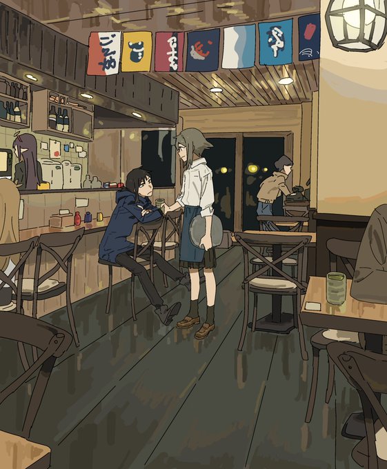 「黒髪 レストラン」のTwitter画像/イラスト(古い順)
