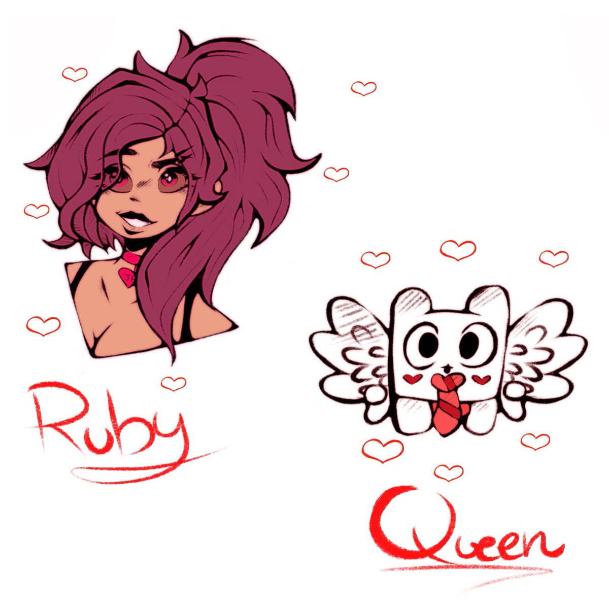 Vane_art1's tweet photo. Ruby belongs to @goldenfeather17 Queen belongs to @hail_uw
I had fun drawing them UwU, I drew a little interaction with Joan aka June (my oc) and Queen
Jambee belongs to @JambeeBot (drew his hand there)
#Aphrodesia #ADRuby #ADQueen #ADJoan #ADJambee https://t.co/OHIGMq2jCq