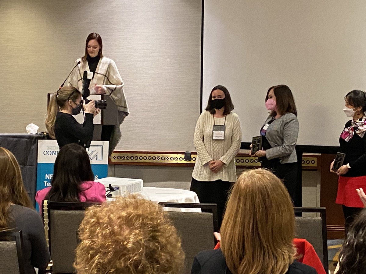 FrauDunkle's tweet photo. Thank you, Natalie, for representing @PSMLA1 at #nectfl22! Congratulations to Trudy Anderson, @NECTFL’s #teacheroftheyear! https://t.co/NIor06hs6m