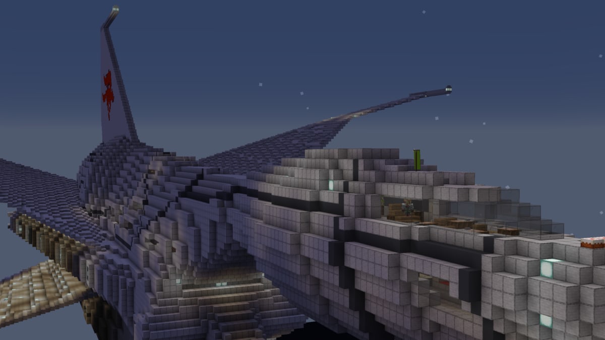 BlueVixenNews's tweet photo. 1:3 Scale, Internally Modeled Minecraft Great Fox: berg_ created a huge Minecraft version of the Great Fox, with plenty of decks, working rooms, and Easter Eggs inside.
#StarFox #GreatFox
https://t.co/Yg4nhdcexz https://t.co/nHIrm7IIen