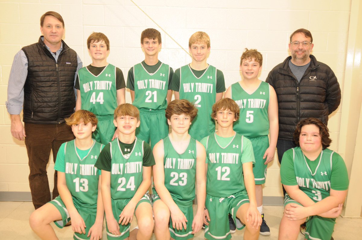 Good luck to the Holy Trinity 7th and 8th grade #3 Red team. The Eagles will play in the CSAA Tournament finals on Sunday at 3 p.m. at St. Xavier High School.