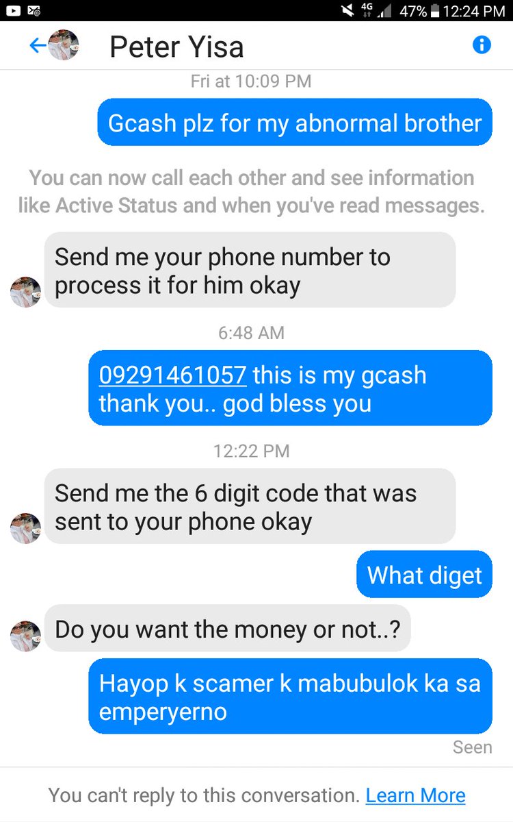 MilandroOliver1's tweet image. Dear tweeter, alam nyo ba mas lalong sumasama ang loob ko kasi naloko na nga ako ayaw pa tanggapin ni blued ang mensahe ko sa pamamagitan ng paglabas ko ng sama ng loob sa mga manloloko.. ang higit sa lahat parang ayaw nya mabgyan ng paalala ang mga tanga tulad ko.. #stopscammer