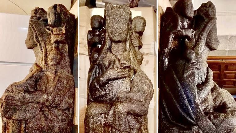 Hoxe ás 11:00 h., o conselleiro de Cultura <a href="/RomanLalin/">Román Rodríguez</a>, visitou no Museo das Peregrinacións, trala restauración, a musealización da Virxe de Conxo, achada no Sar, catalogada por Ana Castro e entregada por nós

Agardamos poder asistir pronto á súa inauguración <a href="/alorenzo64/">Anxo M. Lorenzo</a>