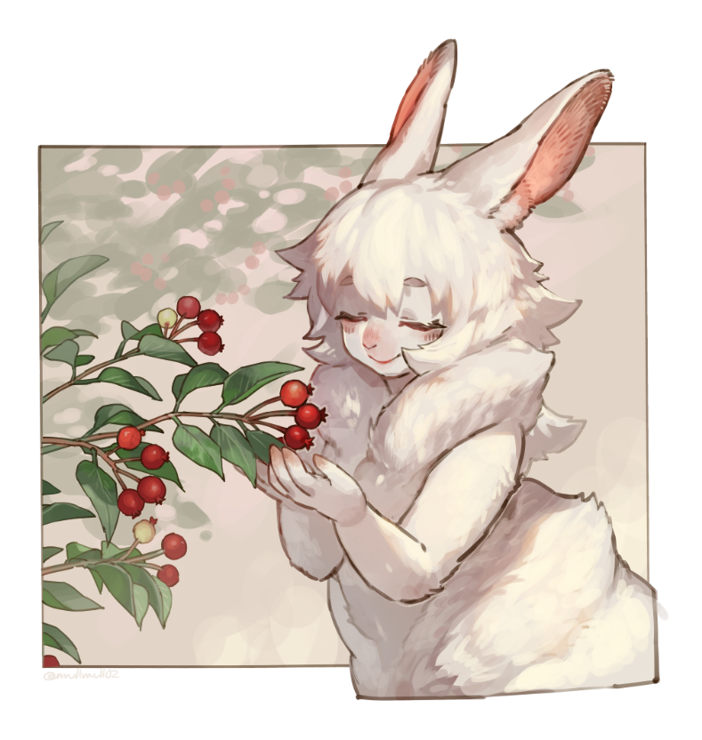 「🍒🐇 」|幡々のイラスト