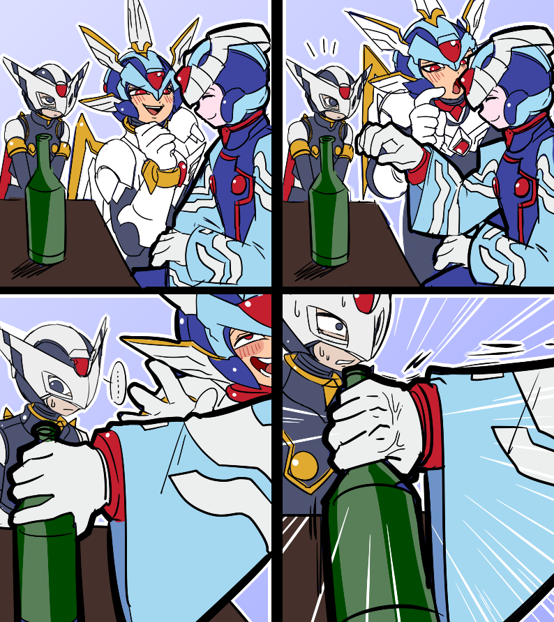 sufferay's tweet photo. #megamanzero #rockmanzero #ロックマンゼロ #ファントム #hiddenphantom  #コピーエックス #copyx  
Funny comic time! https://t.co/bHZzWec8T1