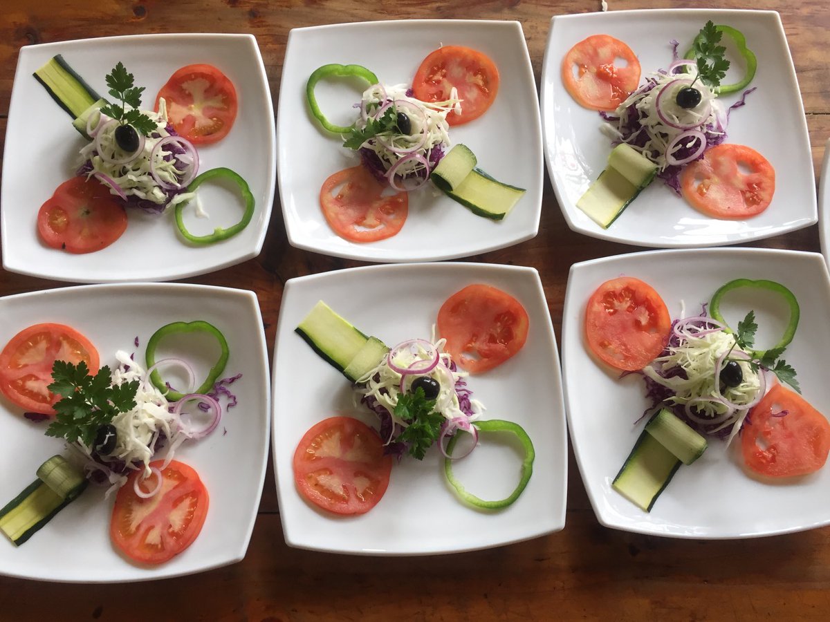 Lunch time At Ichumbi gorilla lodge Rushaga