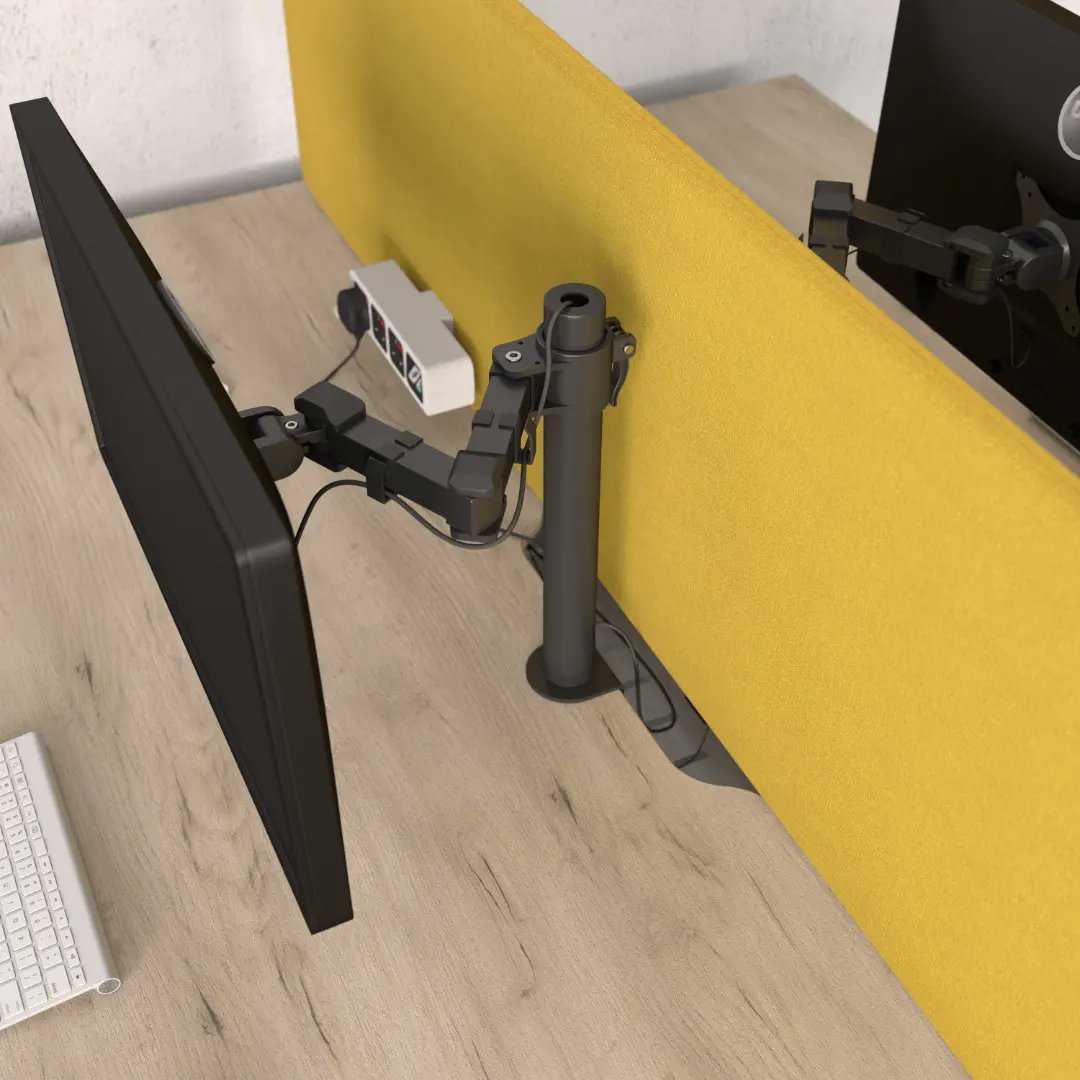 marvoyltd's tweet photo. The Stealth single &amp; double arms are a perfect entry level solution for raising your monitor to the correct height &amp; freeing up desk space.
#ergonomics #office

https://t.co/qZvc4ofZY9 https://t.co/tm4DTqSrXJ