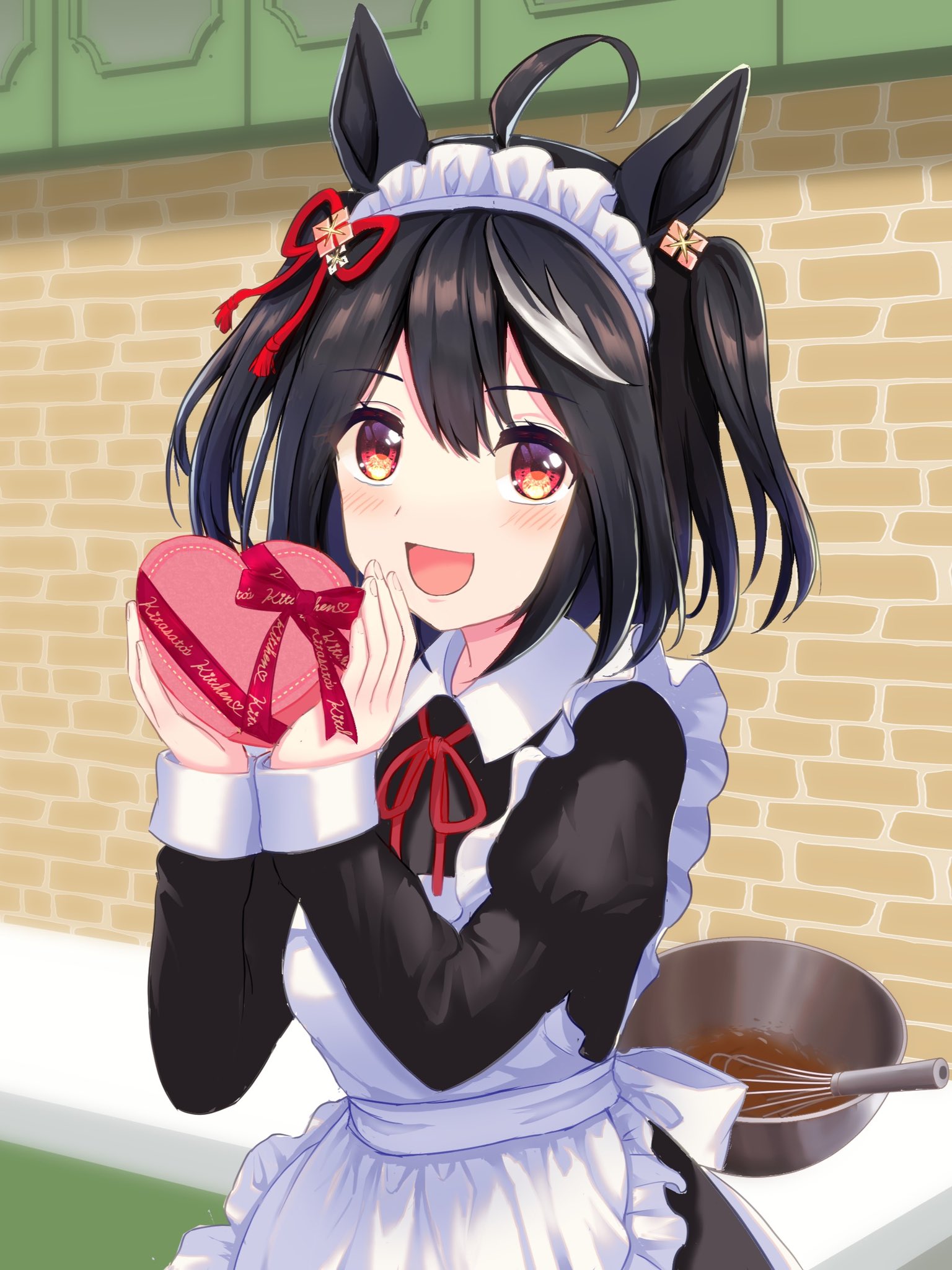 さくま メイドキタちゃんのハッピーバレンタイン ウマ娘 キタサンブラック T Co Wx07xjnojo Twitter