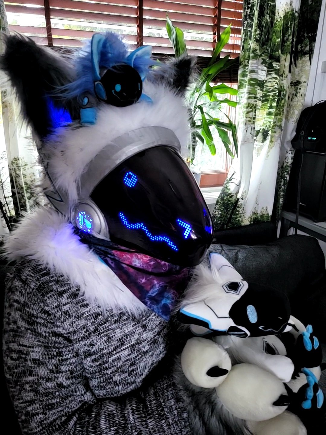 Nolla on X: Snuggletoaster :3 #protogen #fursuit #furry