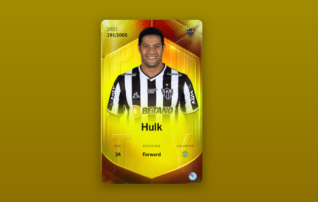 Thorkinho's tweet image. 🎁 GIVEAWAY 🎁

➡️ Vous souhaitez préparer le championnat brésilien ?
➡️ Vous avez toujours rêvé de posséder une carte spéciale ?

Je vous offre l'édition POTY du monstre Hulk sur @Sorare 🔥

1⃣ Follow @ThorkSorare &amp;amp; @SorareClub_ 
2⃣ Retweet

#Sorare #NFT