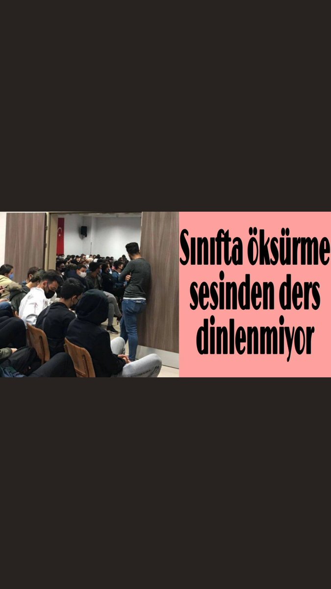 Bi an önce ONLİNE kararı bekliyoruz!!!
Sağlıklı bir eğitim istiyoruz sesimizi duyun artık bunca öğrenci boşuna şey yapmıyor tedbir hiçbir şekilde yok !!!
#SnCbUzaktanEğitimİstiyoruz 
<a href="/RTErdogan/">Recep Tayyip Erdoğan</a> <a href="/erolozvar/">Erol Özvar</a> <a href="/drfahrettinkoca/">Dr. Fahrettin Koca</a>