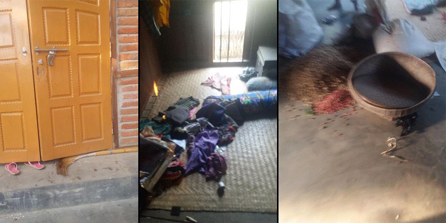 About 100 SAC terrorists forces stormed Pyarthone village, Mingin tsp, Sagaing division yesterday and looted the valuable things. Local residents had to displace. #PanglongAgreementToFederal #2022Feb12Coup #WhatsHappeningInMyanmar