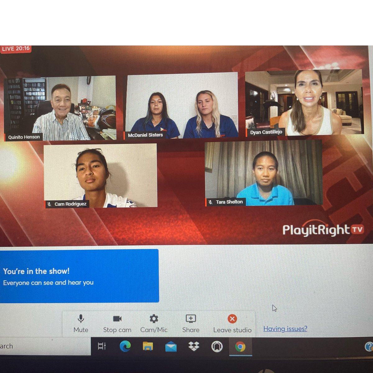 Football ang paguusapan natin! Kilalanin natin Olivia &amp; Chandler McDaniel, Cam Rodriguez at Tara Shelton! Bukas na bukas Sunday Feb 13 10AM <a href="/PlayitRightTV/">PlayitRightTV</a> YouTube &amp; FB! Ano pakiramdam nila sa penalty shootout vs Taipei! Saan sila galing? Maganda ito! Panoorin natin!