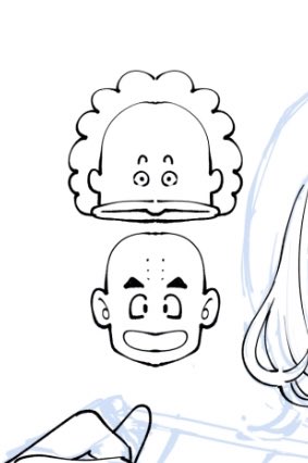クリスタの対象定規で描けるキャラクターたち(きっとまだいます) 