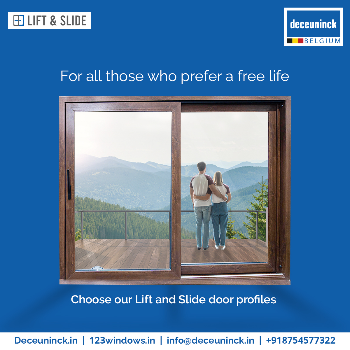 Deceuninck_In's tweet photo. Allow yourself to experience freedom with the expansive view and conjuncture of the inside &amp; outside world. Choose our life and slide door profiles. Visit our website for more information!
#DeceuninckGroup #DeceuninckIndia #Deceuninck
#Upvcwindowsanddoorsprofile #Choosedeceuninck https://t.co/2xUbW9Xt7R