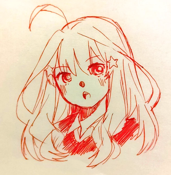 妹とお絵かきしてた#絵描きさんと繫がりたい 