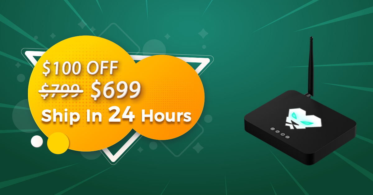 GenmistPantherX's tweet photo. 📢📣Special Offer!

As a thank you for your support, we now offer a $100 OFF discount for Panther X2 (The 24 Hours Shipping Only)🥳 Limited time offer, grab the chance to save big!👇

🛒https://t.co/xgwAtDb7rN

#pantherx #hotspot #miner #hnt #mining #helium https://t.co/zfbIypeyrZ