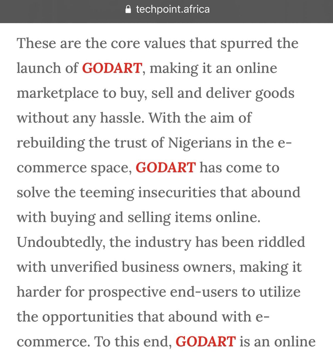 godartapp's tweet photo. Some #PressFeatures from the official #GoDartApp Launch 🚀 

To find out more, visit https://t.co/dpbCR9oTMO 

#GoDartApp #LogisticsMadeEasy #LogisticsBusinessInLagos https://t.co/NwIDLAkOzB