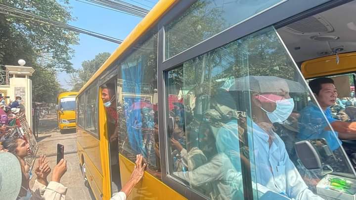 Breaking News 

Political prisoners were not among the prisoners released with amnesty by the military council today(Feb 12).

#PanglongAgreementToFederal
#2022Feb12Coup
#WhatsHappeningInMyanmar