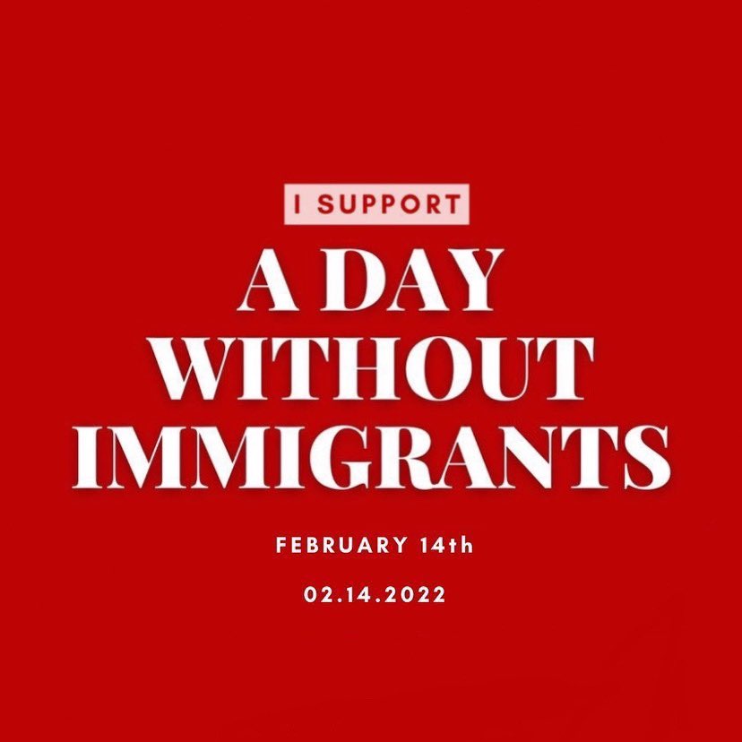 docshelby2022's tweet image. The Doc Shelby for Congress campaign will not be operating on February 14th, 2022, in solidarity with the movement “A Day Without Immigrants.” Immigrants contribute to &amp;amp; help run #TX3, Texas, and America. We couldn’t imagine an America without them. #ImmigrationReformNow