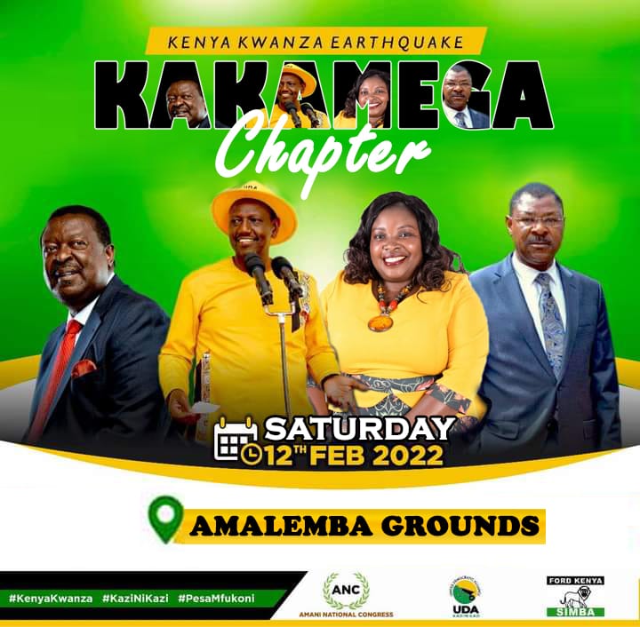 All roads lead to Amalemba  Grounds! Karibu nyumbani naibu wa Rais <a href="/WilliamsRuto/">William Samoei Ruto, PhD</a> <a href="/MusaliaMudavadi/">Musalia W Mudavadi</a> @Wetangulam 

#AmalembaDeclaration