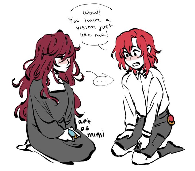 childhood rosaluc #GenshinImpact 