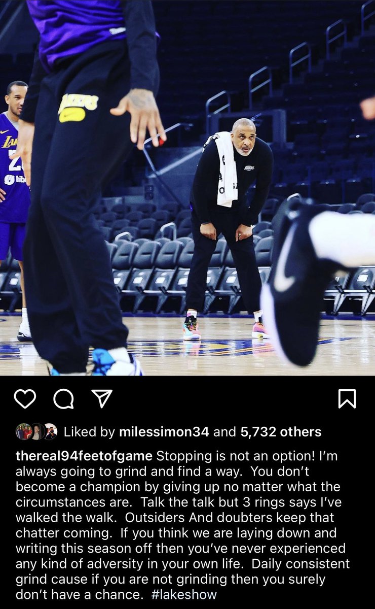 TheLakersReview's tweet photo. Phil still believes. https://t.co/4LEk23JH2d