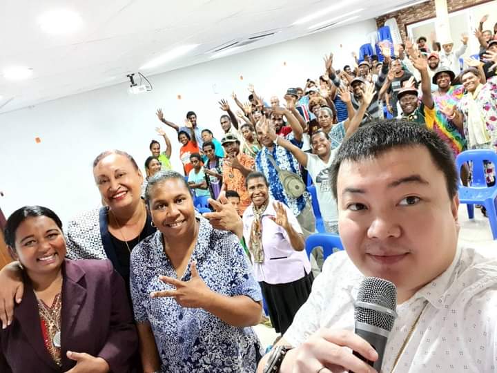 MShinnem's tweet photo. Fun-filled,motivational ,&amp; powerful Sizzle Training at ED PLAN 3.0 PNG Port Moresby Branch.

Sharers : Melissa Vali (Silver Executive), Cathy Ombeba (Gold Executive), Elizabeth Morove (Global Ambassador).

Host : Wacky Arcangel (International Trainer)

#ED PLAN 3.0🇵🇬 https://t.co/SsUjcQVOqh