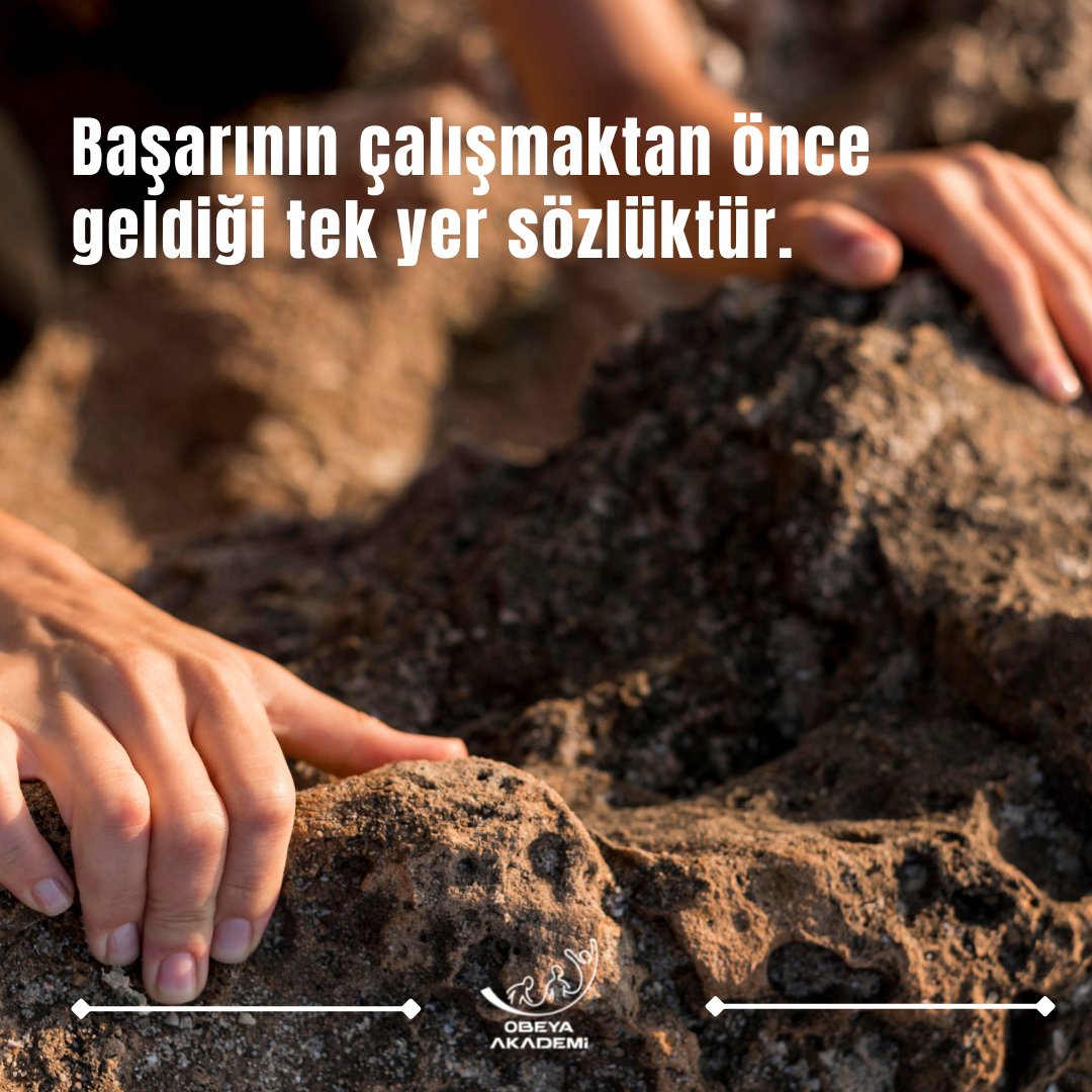 Başarının çalışmaktan önce geldiği tek yer sözlüktür.
#başarı #liderlik #yalınüretim #yalındüşünce
obeyaakademi.com.tr