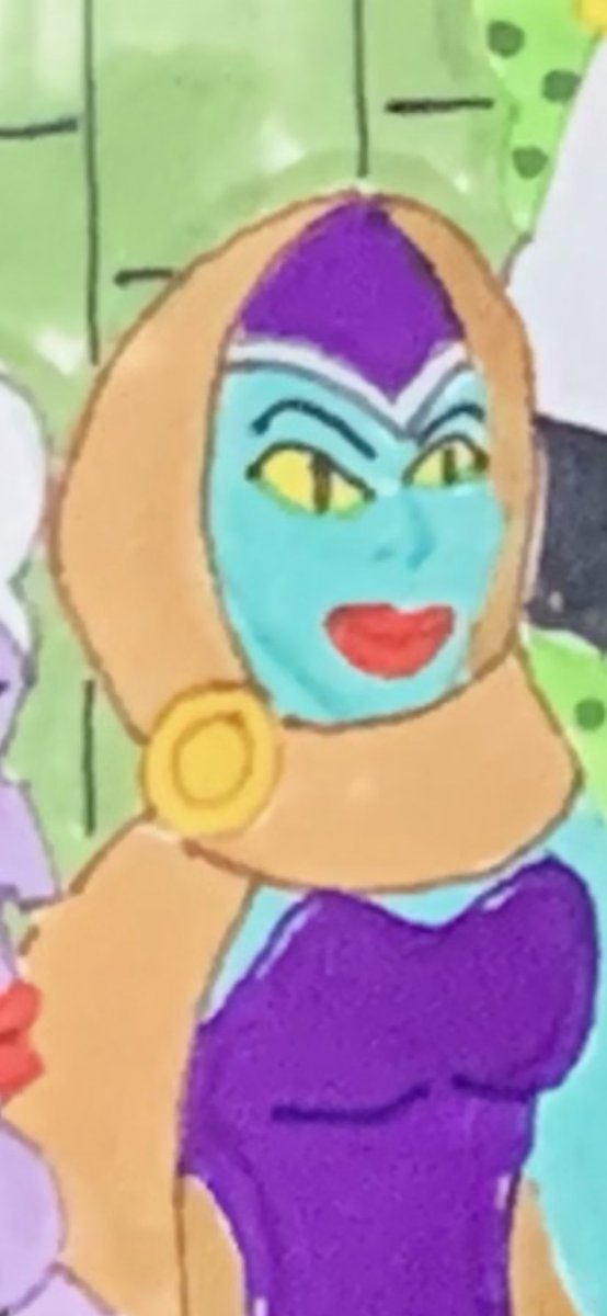 This is Witch Haggar from Voltron she became like this after having Finster’s youth potion that the witch of the west saved. This happens in the beginning of the Beast Morphers Season. #voltron #witchhaggar