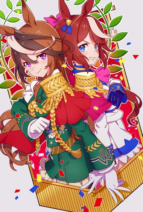 テイオーとルドルフ
 #ウマ娘
https://t.co/sBa6JMSp0e 