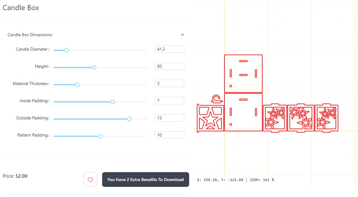 bee_graphy's tweet image. Wooden Candle Box with light is a unique custom 2D parametric model. Any newly registered user gets an opportunity to download 3 customized 2D &amp;amp; 3D models for free! Download the model here beegraphy.com/product/wooden…
#parametricmodels #freemodels #beegraphy