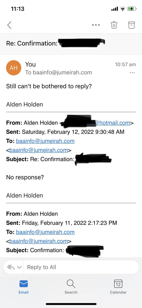 Great service <a href="/BurjAlArab/">Burj Al Arab</a>, I’ll keep trying to get a response! I can send you more examples of emails you’ve ignored if you want?