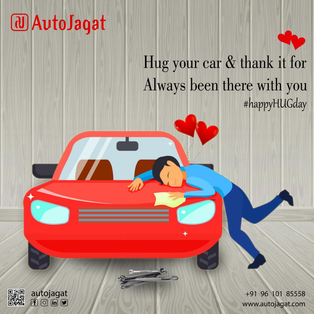 autojagat's tweet photo. Happy Hug day you and your car & bike 🤗
AutoJagat : Car & Bike services at fingertips!!!
#HugDay #HappyHugDay #HugDay2022 #carservice #jaipur #AutoJagat #bikeservice #mansarovarjaipur https://t.co/rjxjvwb6JB